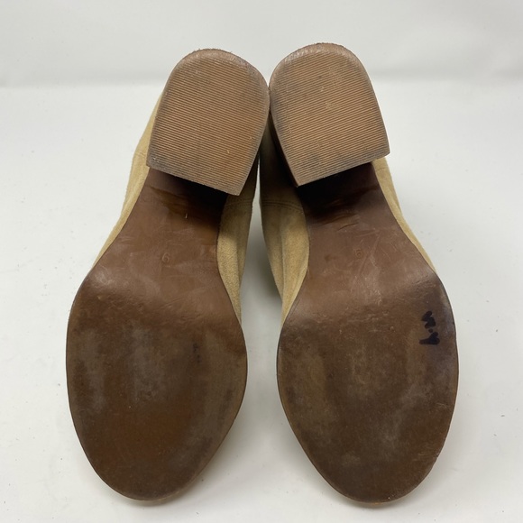 Jeffery Campbell Tan Rumble Sueded Ankle Booties 9 - Picture 8 of 11